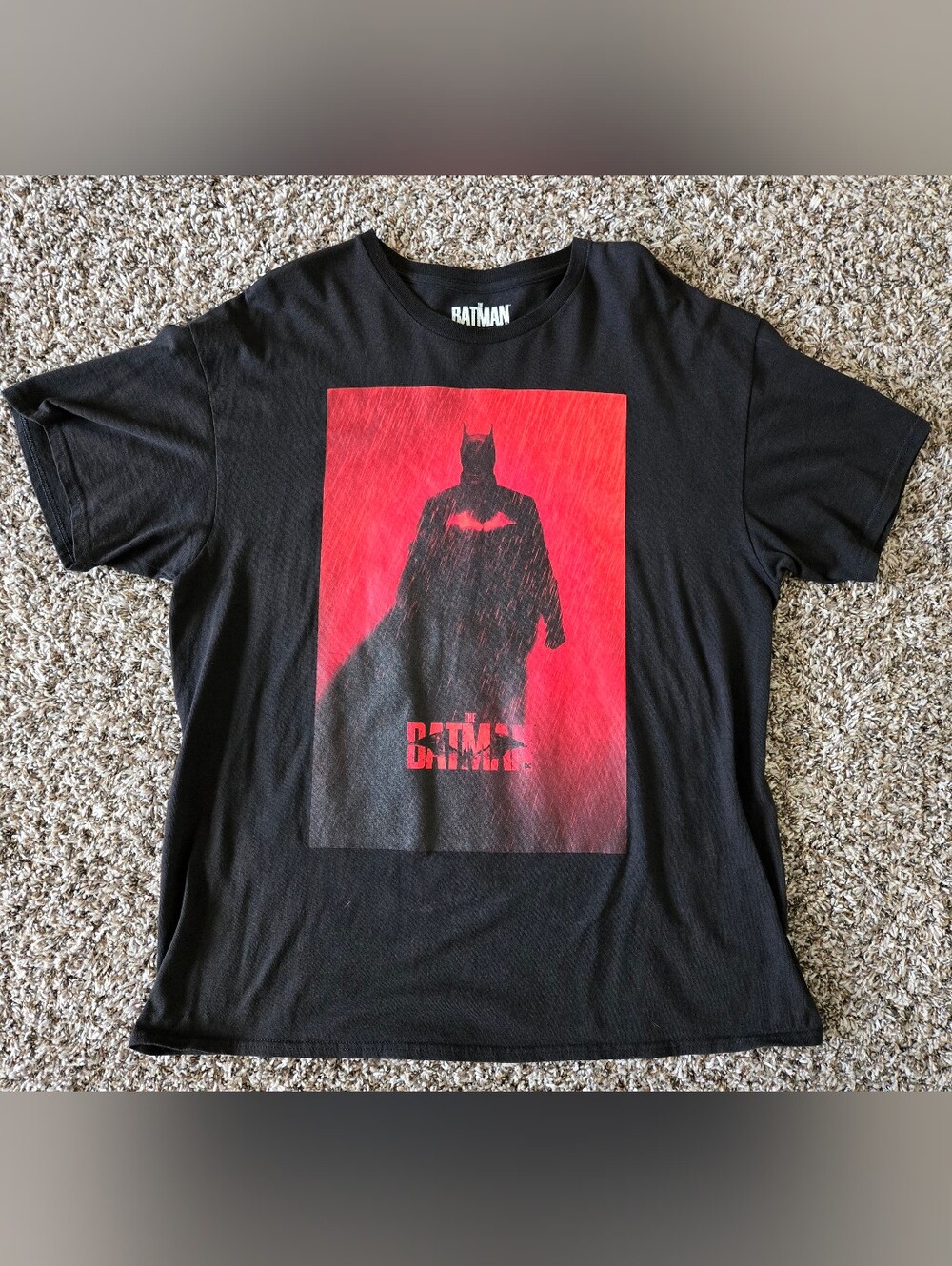 DC Comics The Batman T Shirt Mens Size XL Graphic Tee Short Sleeve
